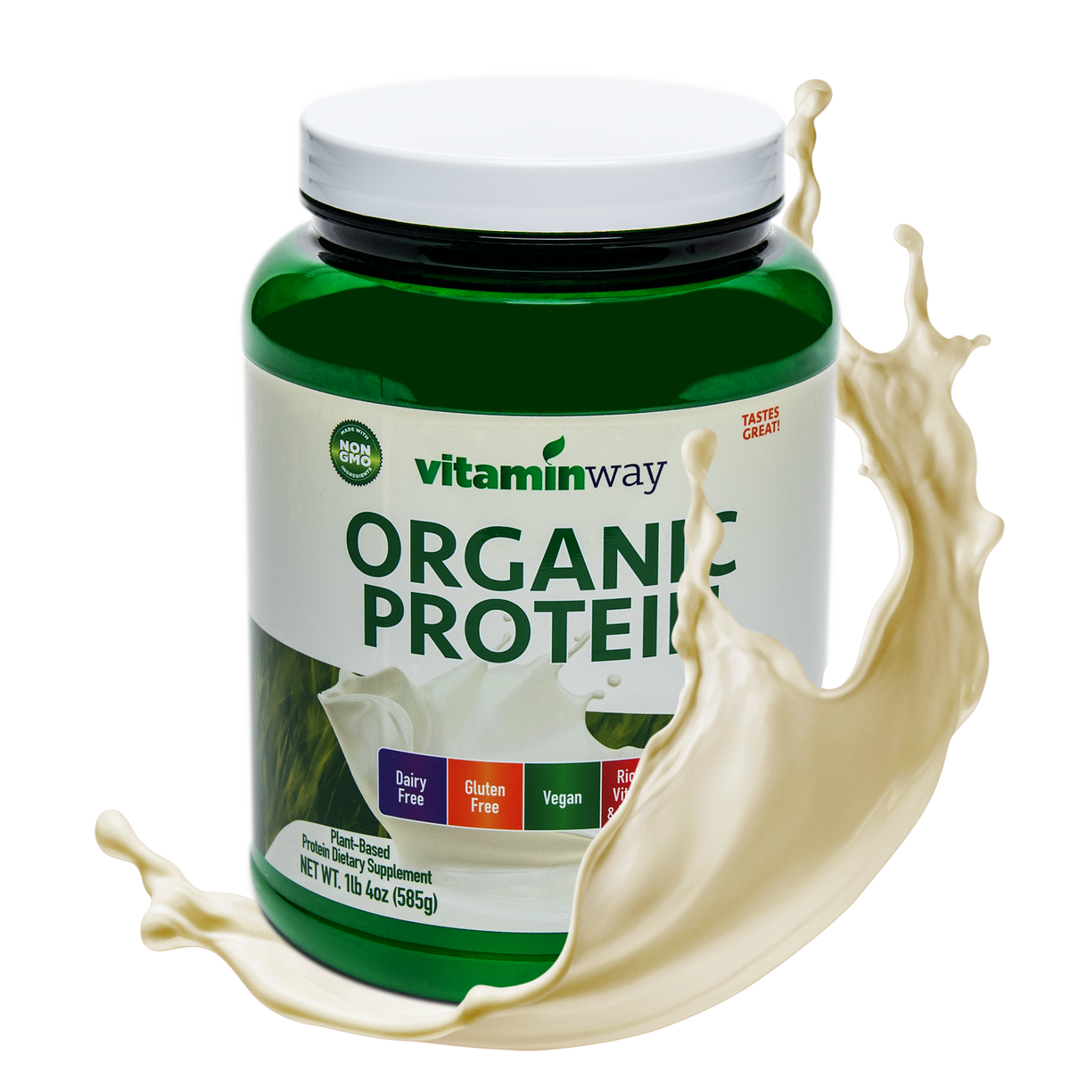 Creamy Vanilla, Vitamin Way Organic Protein Powder